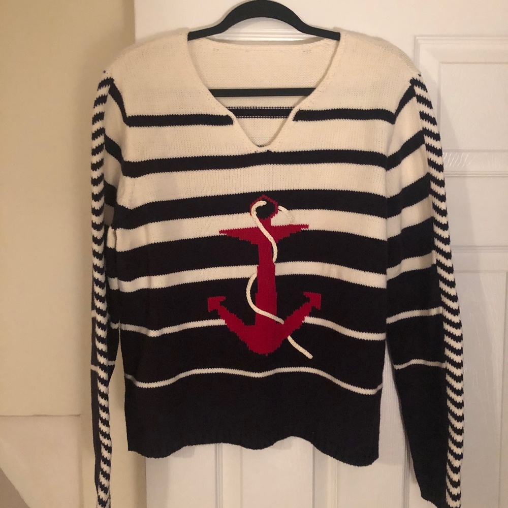 Nautical Anchor Sweater